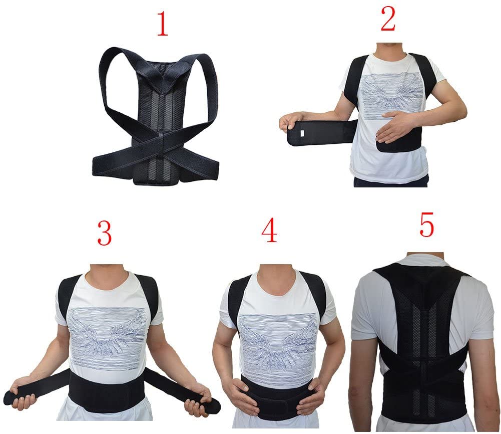 BackVital Unisex, Clavicle Support Back Posture Corrector - Vysta