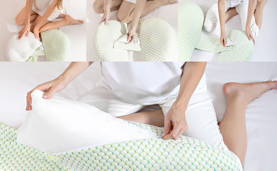 Snuggy Mommy G-Shaped Perfect Sleep Pregnancy Pillow - Vysta Health