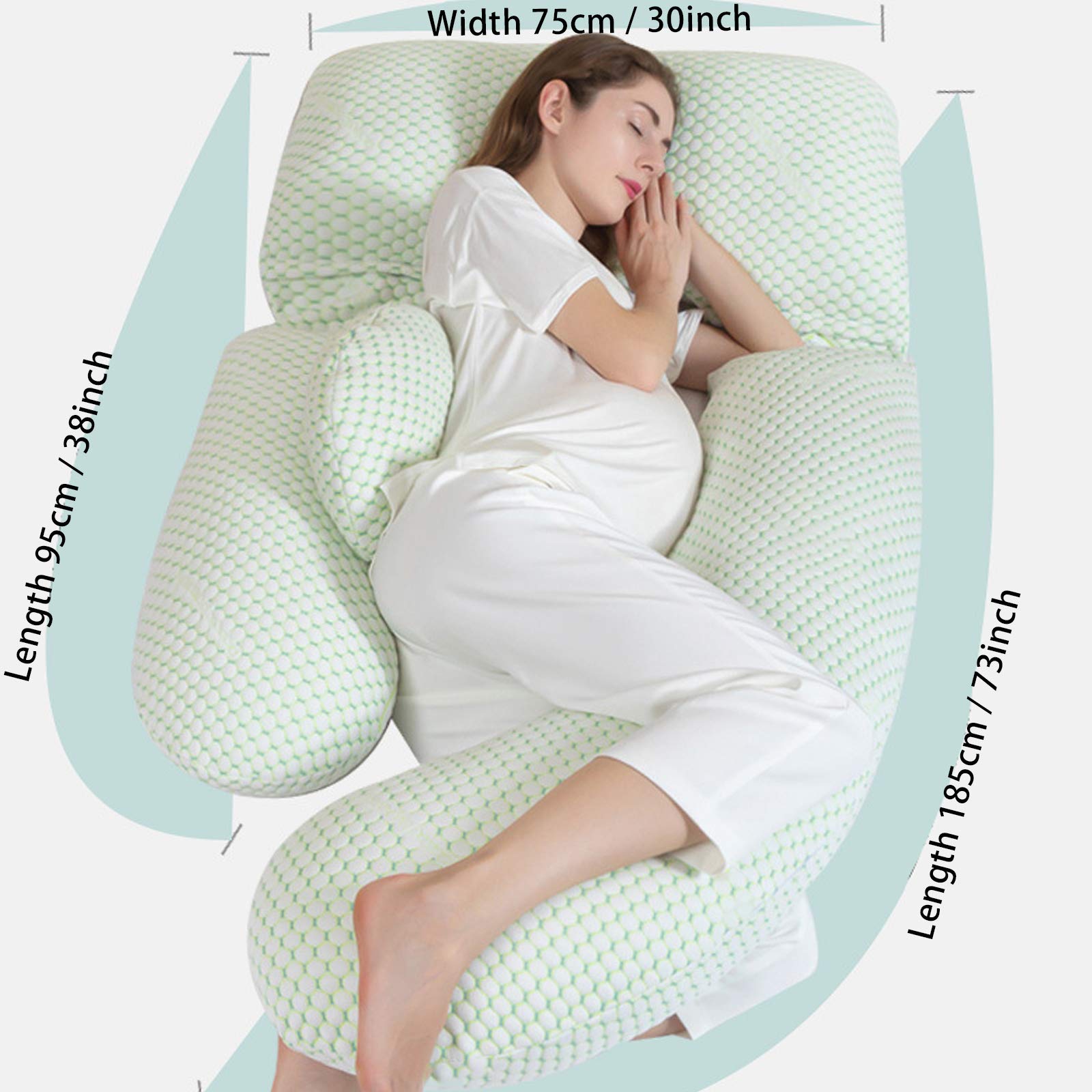 G shaped pregnancy outlet pillow