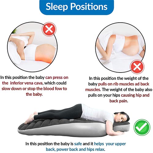 How a pregnancy pillow can relieve back pain