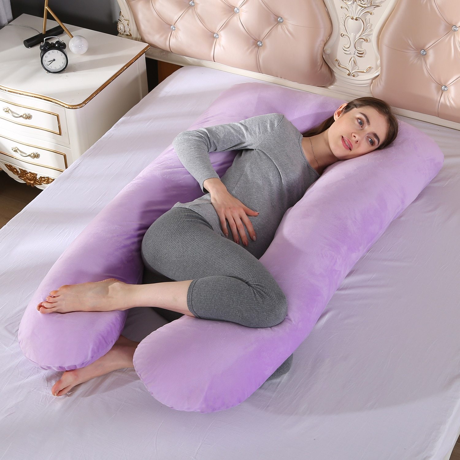 21 Best Pregnancy Pillows: C-Shaped, U-Shaped, Whole-Body & More