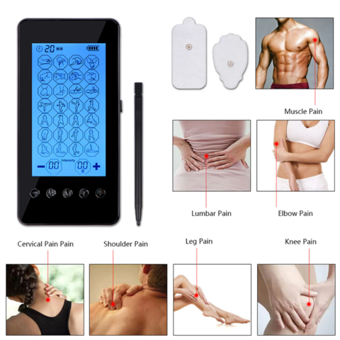 28 Mode 40 Intensity Rechargeable TENS Machine: Get Fast Relaxation with  EMS!