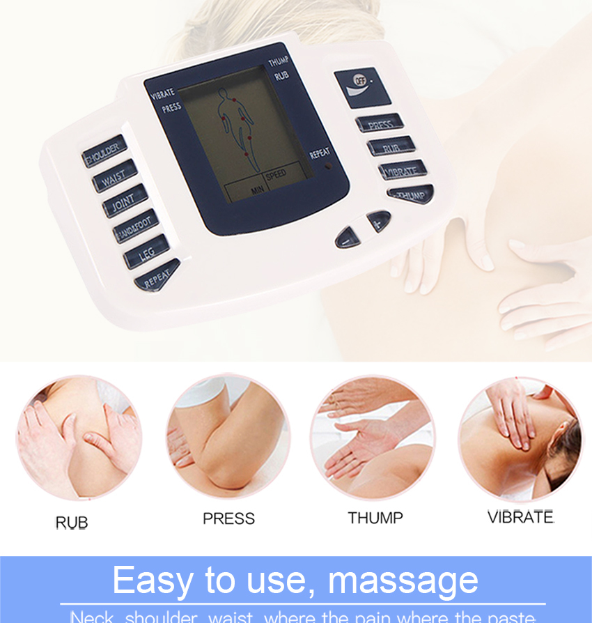 EmgoHeal Electronic Massager and TENS Device with Electronic Pulse