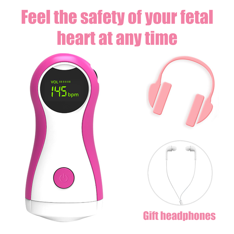 Pregnancy Fetal Heart Doppler Fetal Ultrasound Portable Fetal