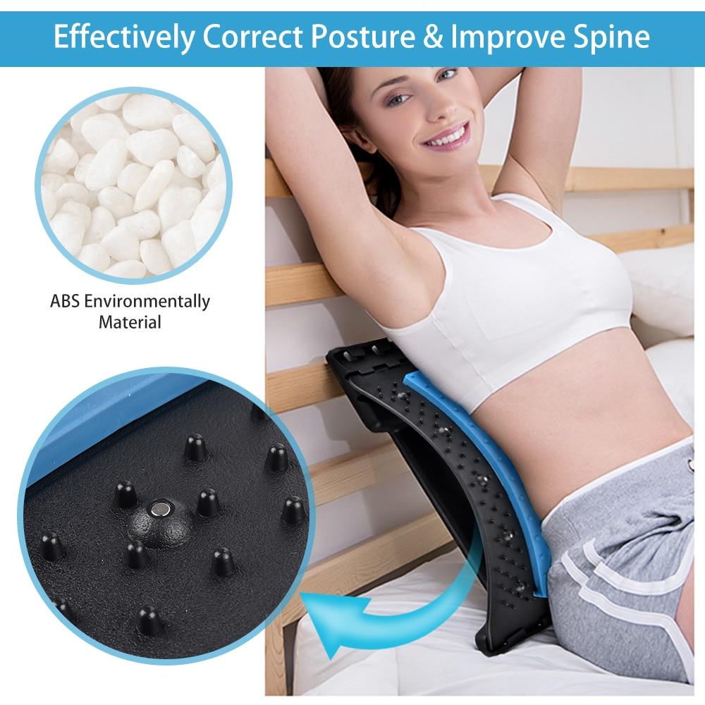 Chiropractic Magnetic Back Stretcher, Best Back Stretching Device, Instant Backpain Reliver