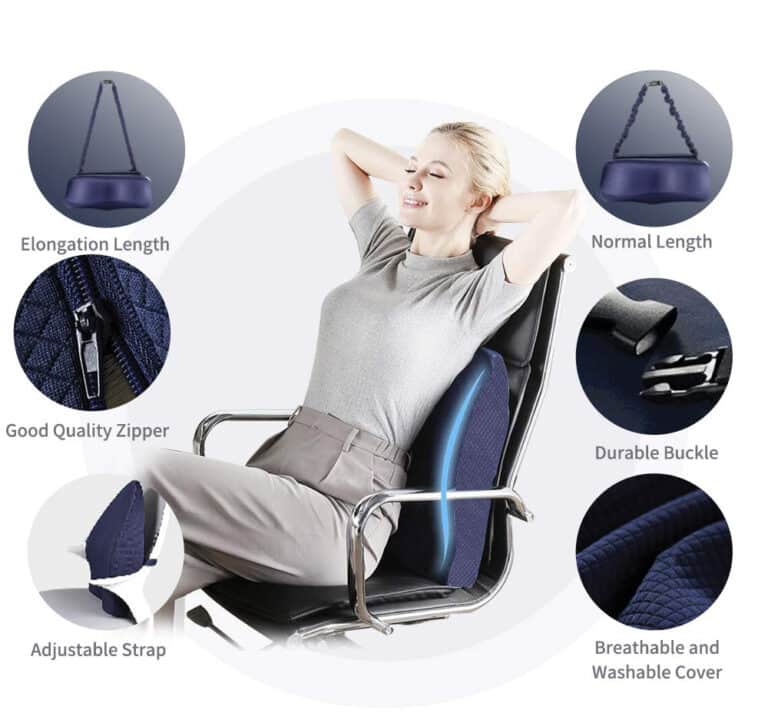 Back-Go-Go Support Cushion Lumbar Pillow - Vysta Health