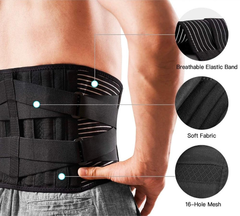 MaxBack Back Braces for Lower Back Pain Relief with 6 Stays