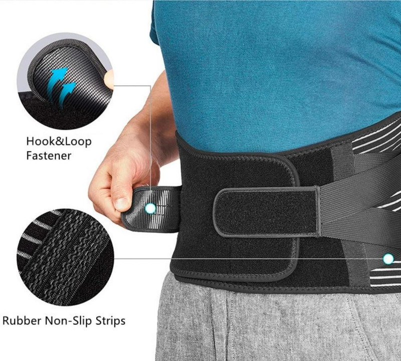 MaxBack Back Braces for Lower Back Pain Relief with 6 Stays