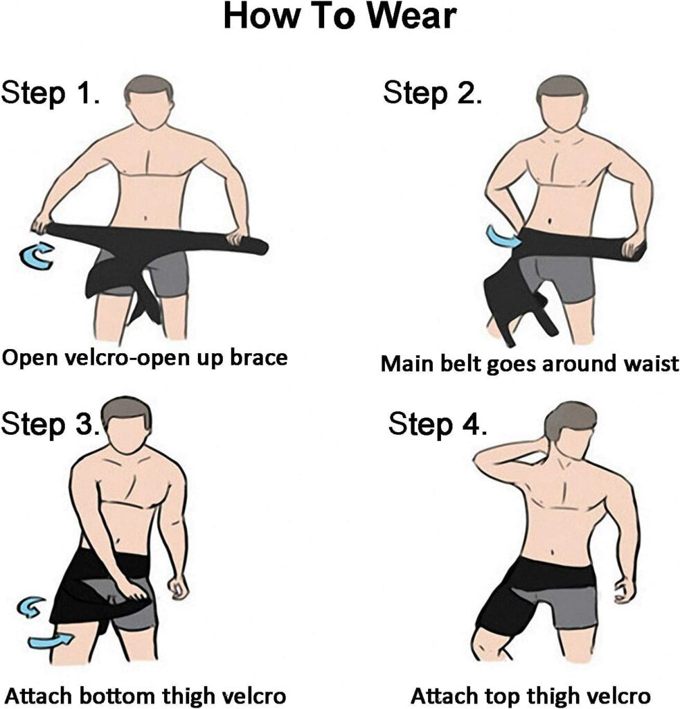 AizoCell Hip Brace and Hip Stabilizer with Adjustable Brace Straps