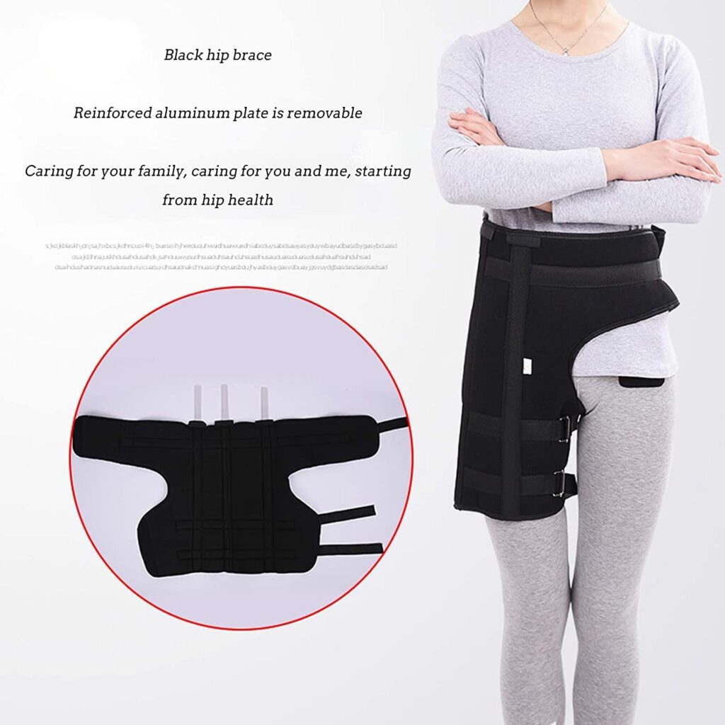 EverMox Hip Brace, High Density Curve Aluminum plate Hip Support Brace for  Thigh Root Fracture - Vysta Health