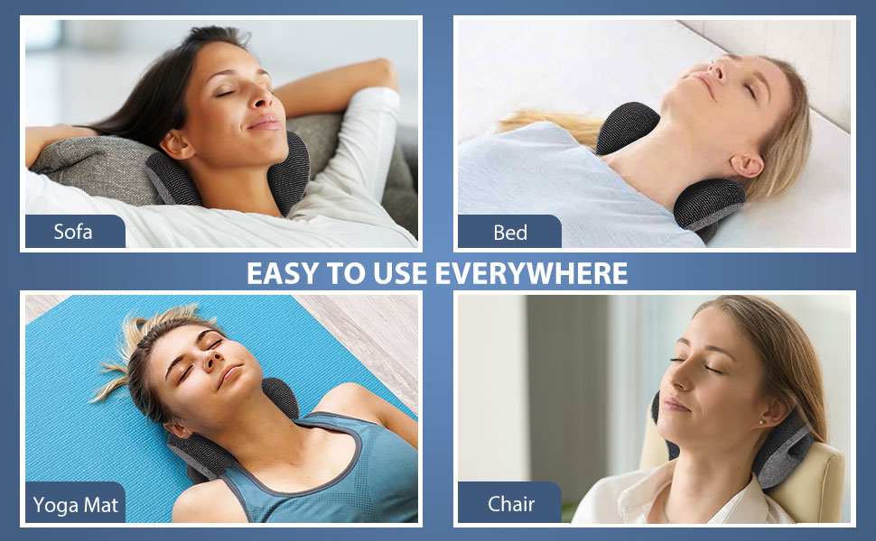 BSRENTERPRISEZ Neck Stretcher Chiropractic Pillows for Pain Relief