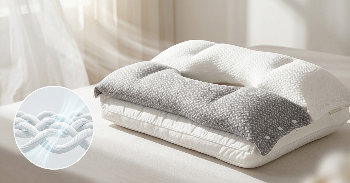 Breathable Cotton Cover Stays Cool Year-Round