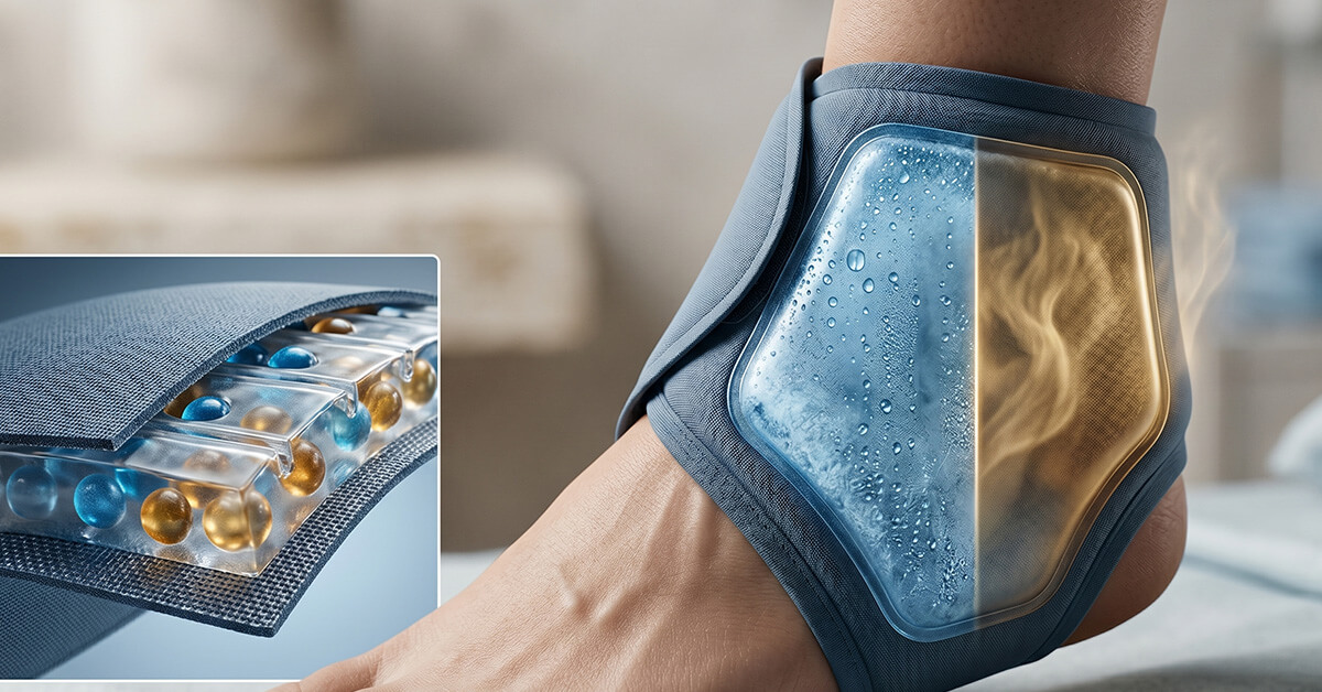 Dual Hot and Cold Therapy in One Wrap