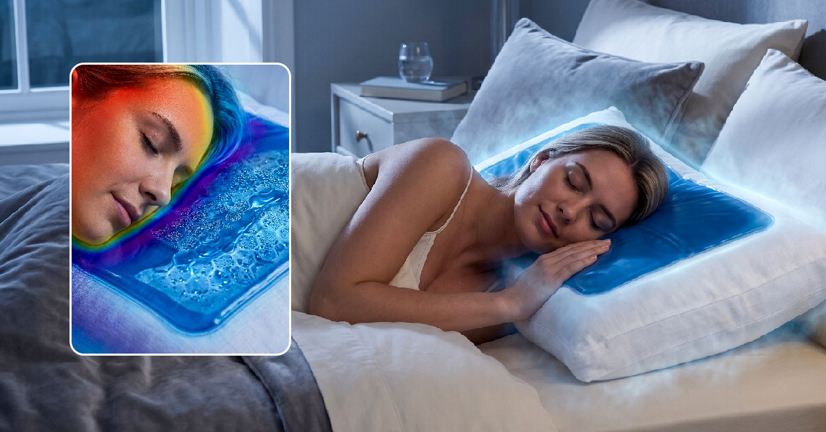 Cools Instantly for Deep, Restful Sleep