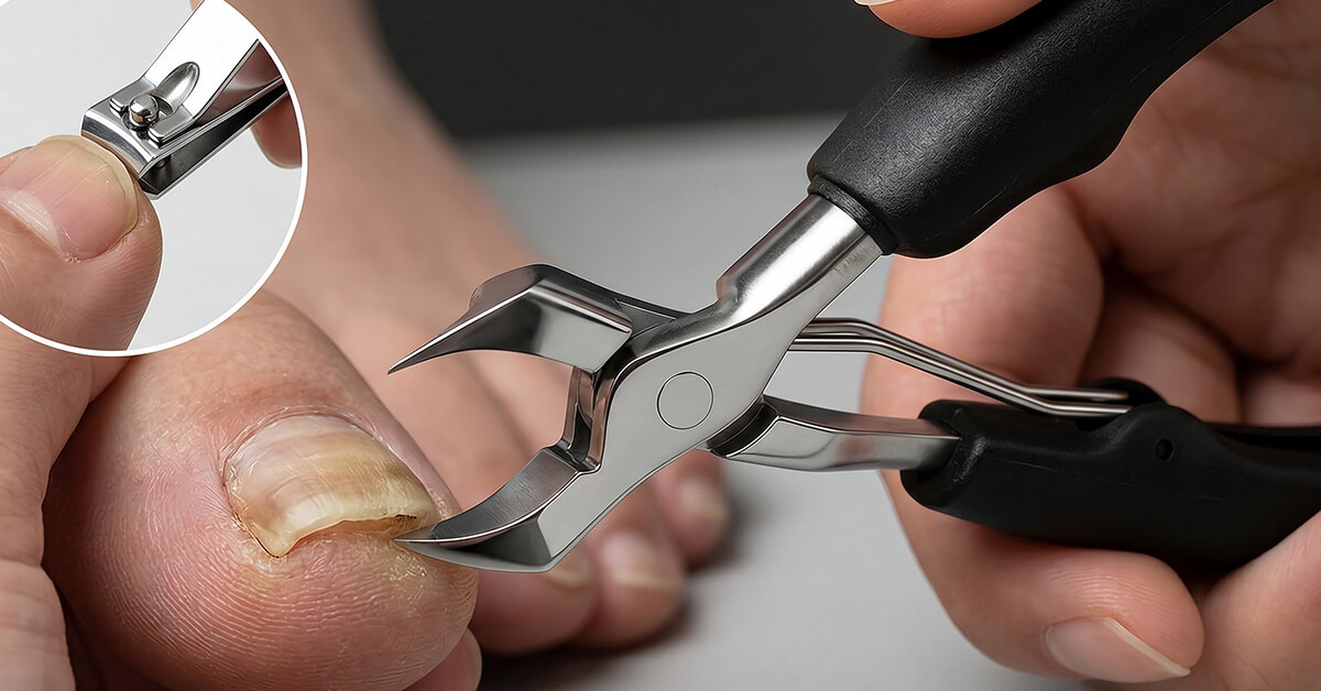Wide Jaw Opening Tackles The Thickest Toenails