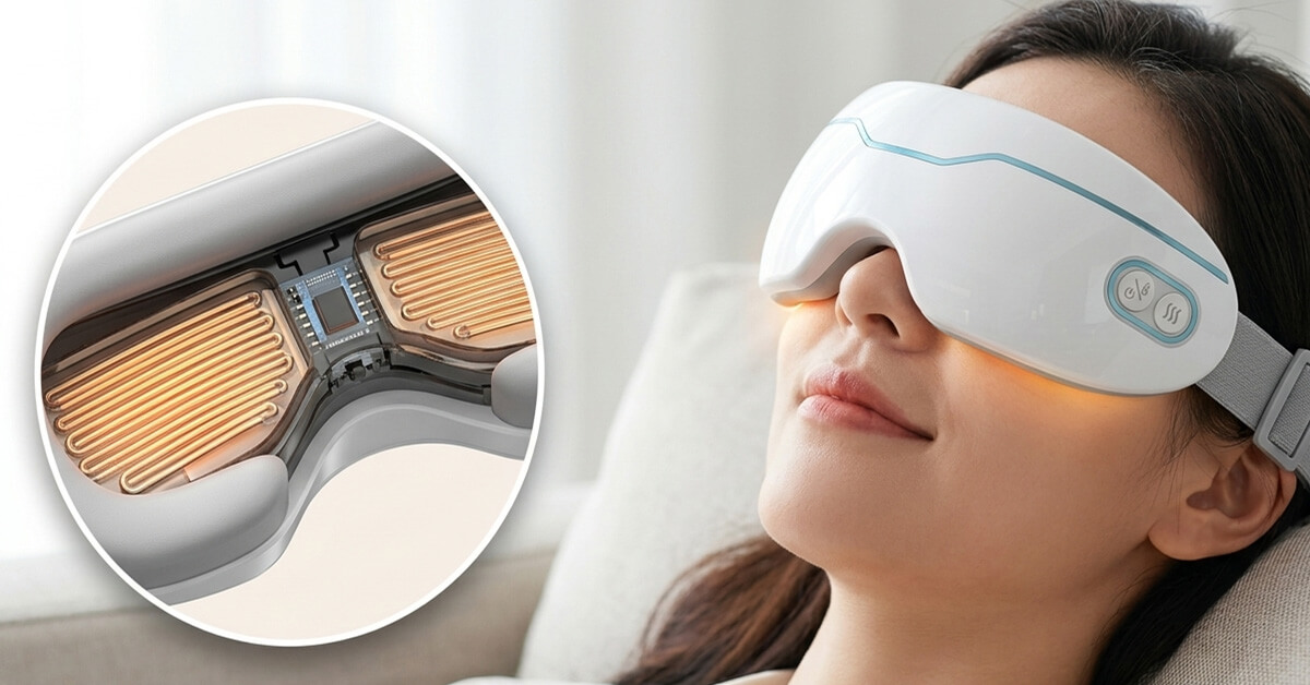 Relieves Eye Fatigue With 42°C Hot Compress
