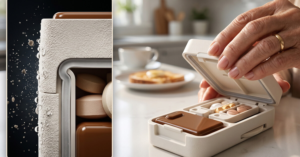 Airtight Silicone Seal Locks Out Moisture and Dust