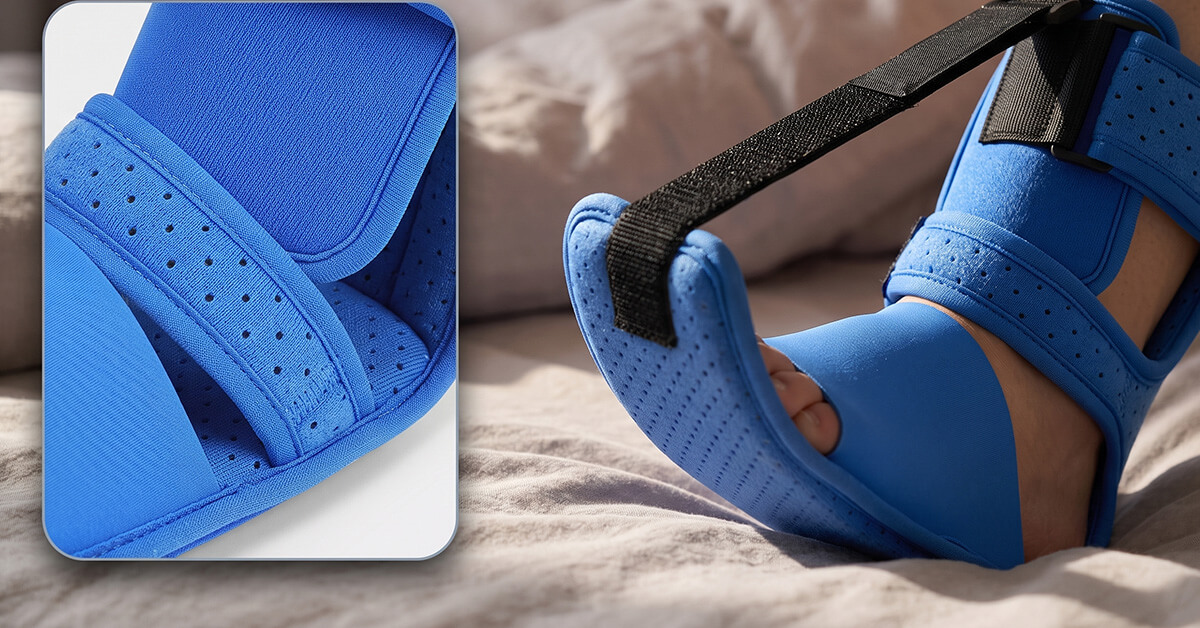 Breathable Foam Padding Keeps Feet Cool Overnight
