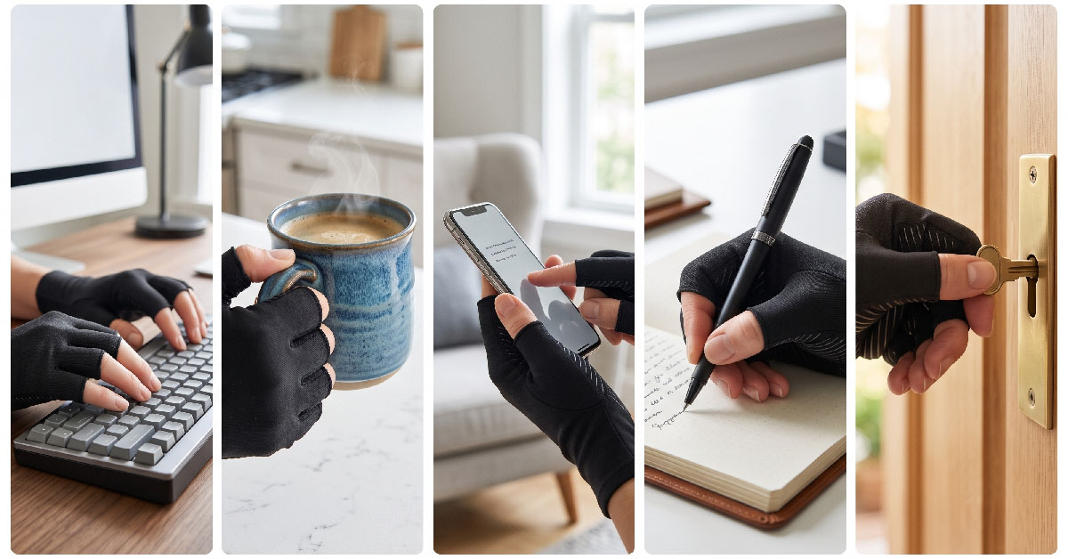 Open Fingertips Maintain Full Grip and Dexterity